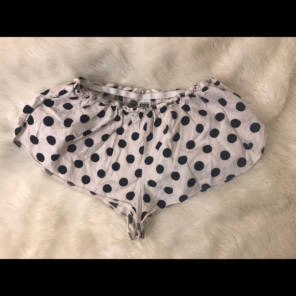 PINK Victoria's Secret Other - PINK Victoria's Secret Navy Polka Dot Sleep Shorts
